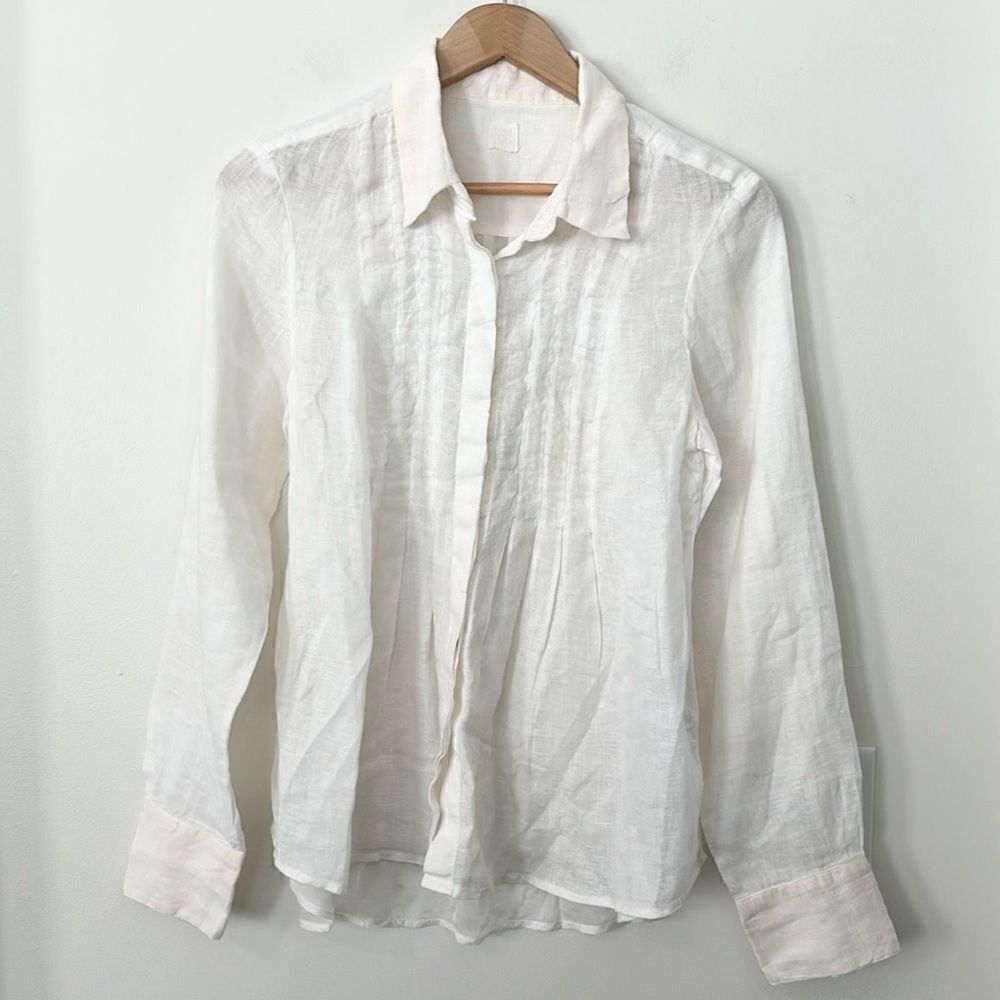 120% Lino Linen Women’s Top 42=S